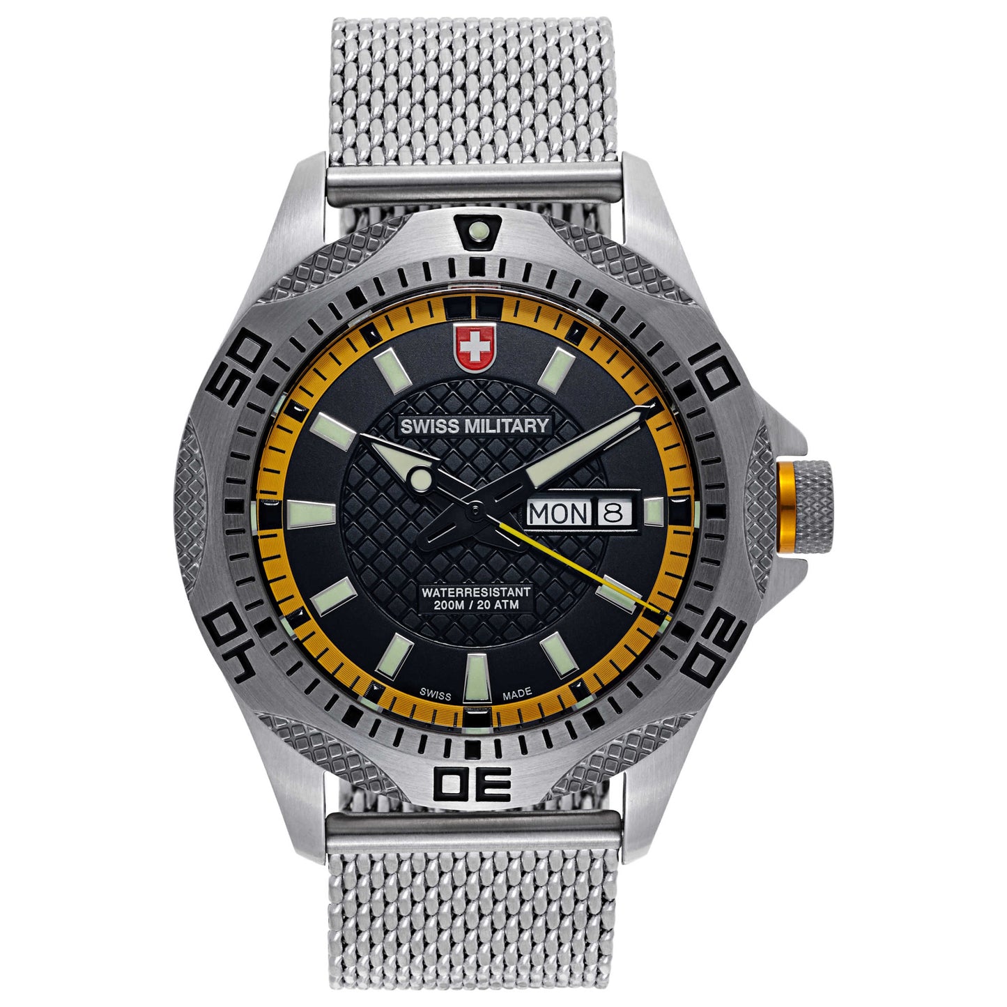 Front view of Swiss Military Tank Men's Swiss Quartz (Battery-Powered) Watch 2739