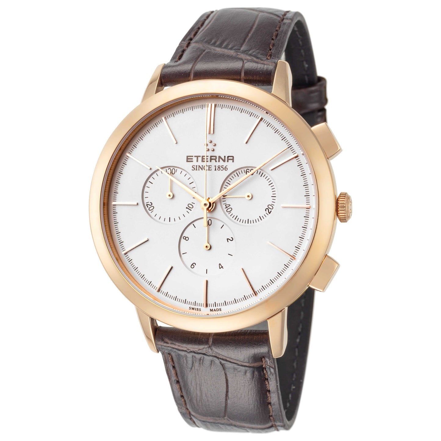 Front view of Eterna Eternity Men's Swiss Quartz (Battery-Powered) Watch 2760-56-11-1415