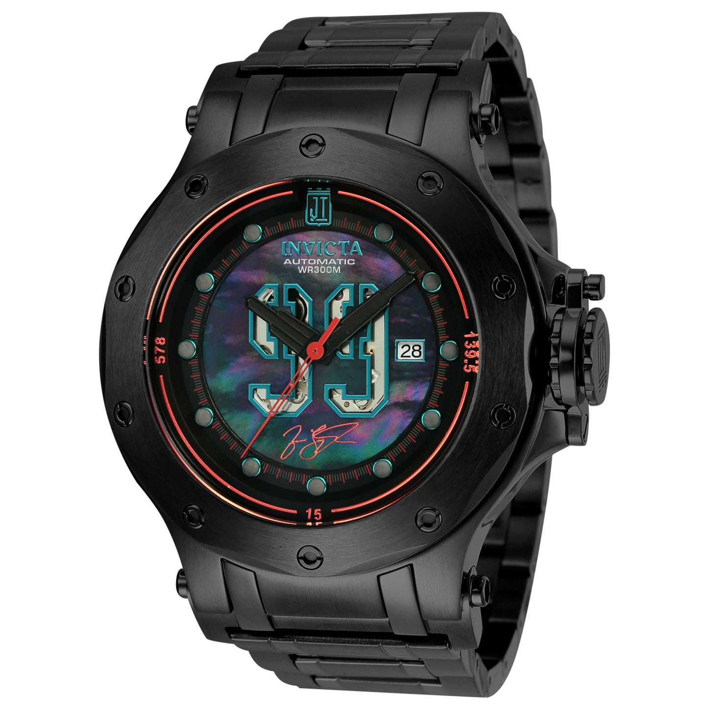 Front view of Invicta Jason Taylor Men's Automatic Watch 27604
