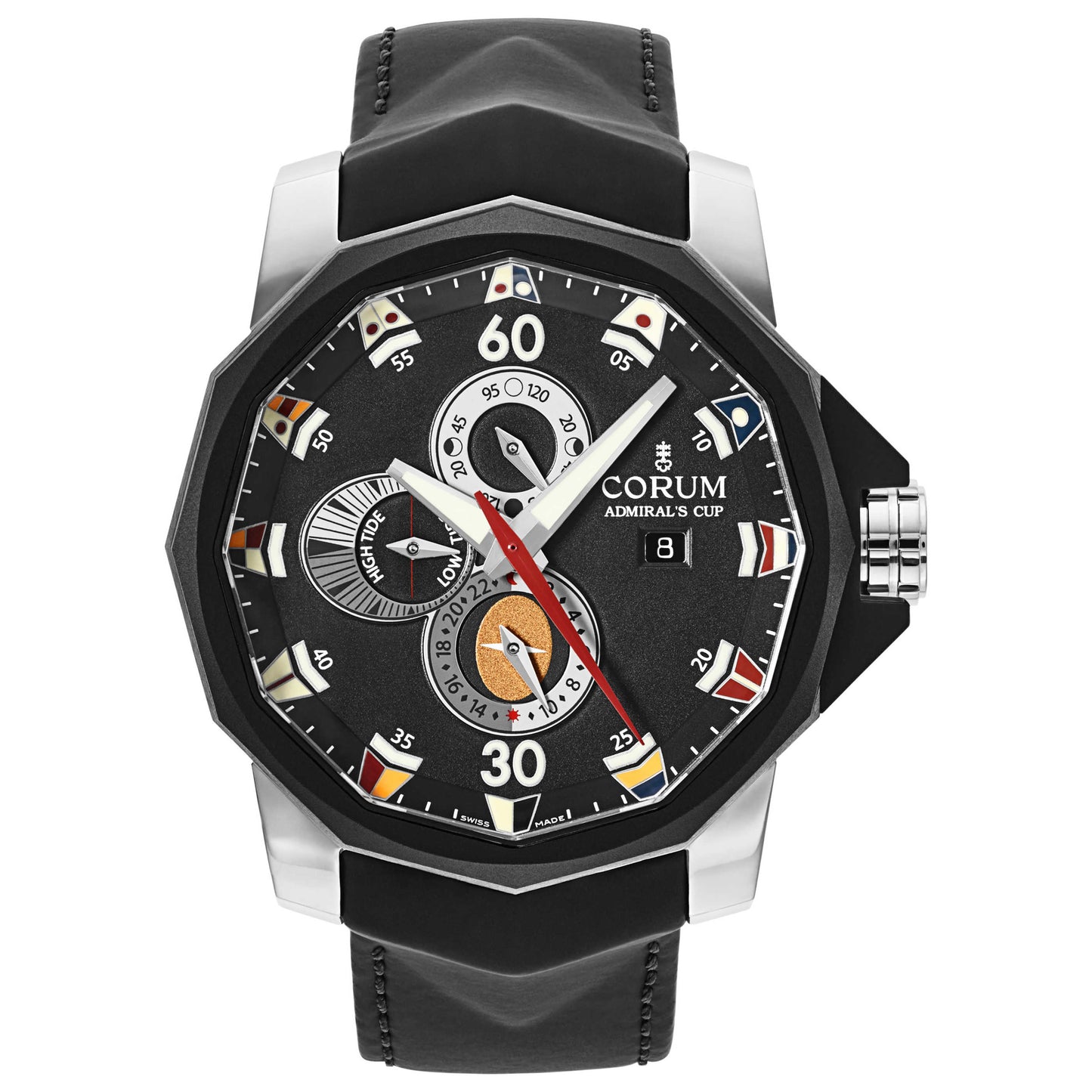 Front view of Corum Admiral's Cup Men's Automatic Watch 277-931-06-0371-AN12