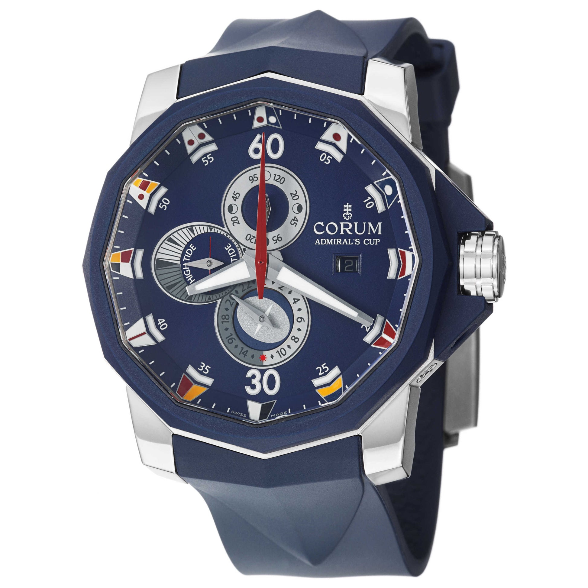Front view of Corum Admiral's Cup Men's Automatic Watch 277-933-06-0373-AB22