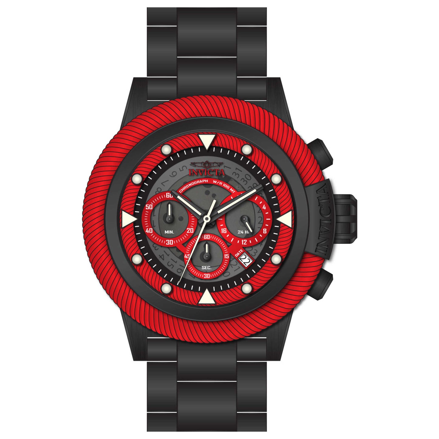 Front view of Invicta Bolt Men's Quartz Watch 27810