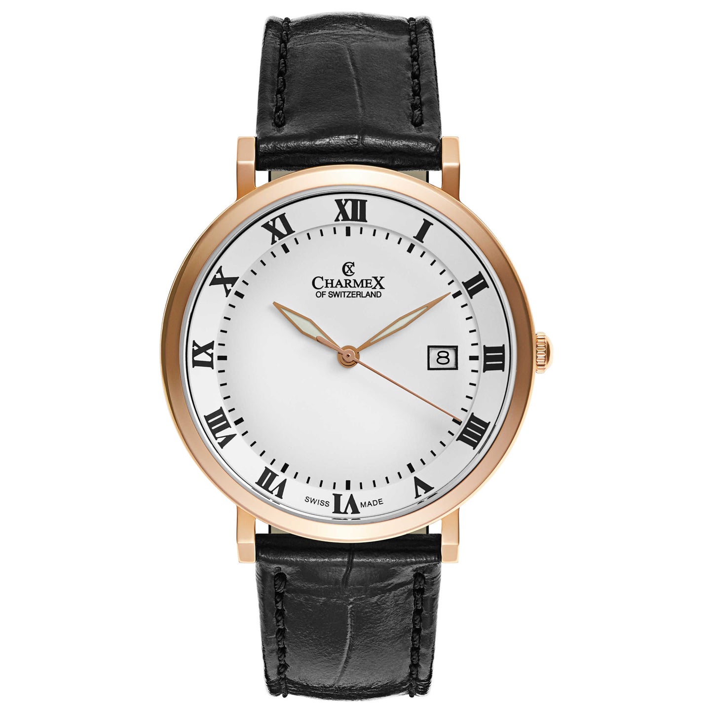 Front view of Charmex Copenhagen Men's Swiss Quartz (Battery-Powered) Watch 2805