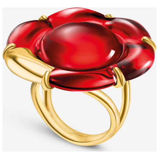 Front view of Baccarat B Flower Women's Ring 2807663
