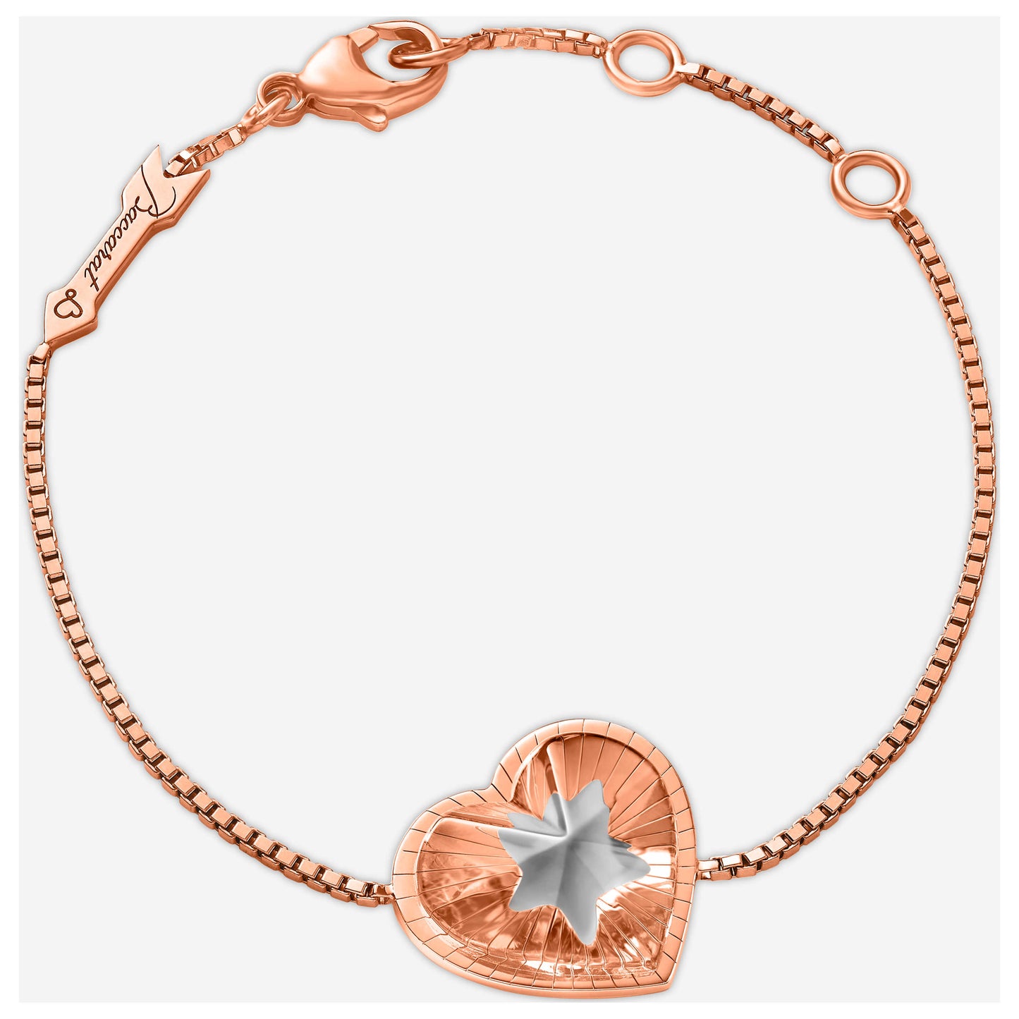 Front view of Baccarat Etoile Mon Coeur Women's Bracelet 2812903