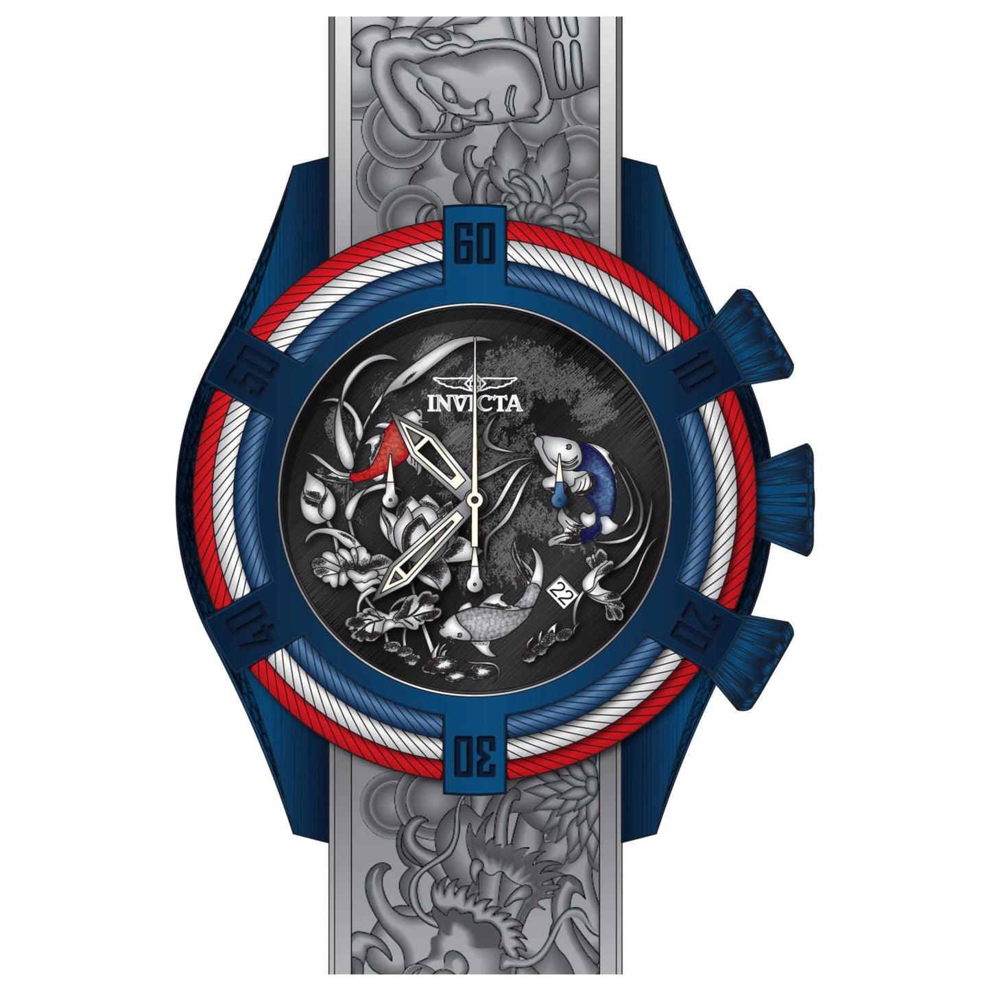 Front view of Invicta Bolt Men's Quartz Watch 28219
