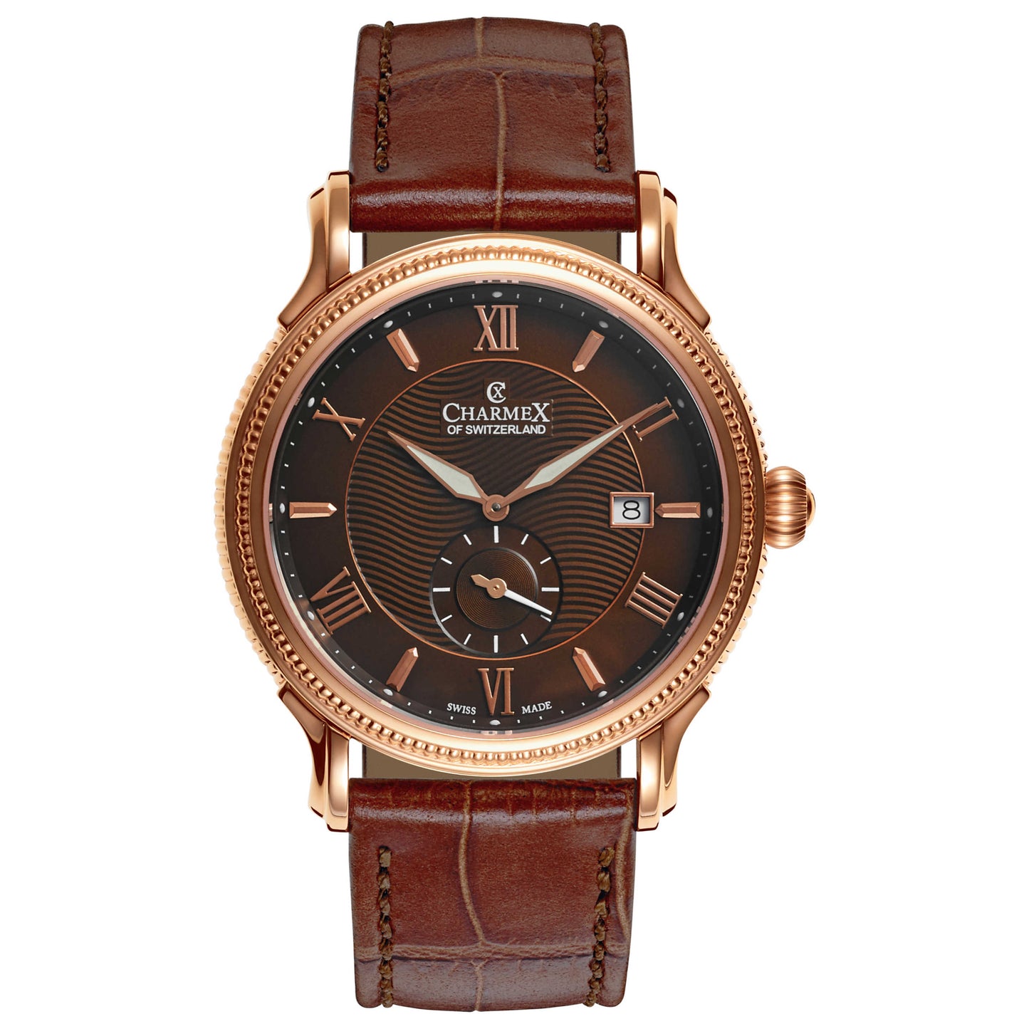 Front view of Charmex La Rochelle Men's Swiss Quartz (Battery-Powered) Watch 2822