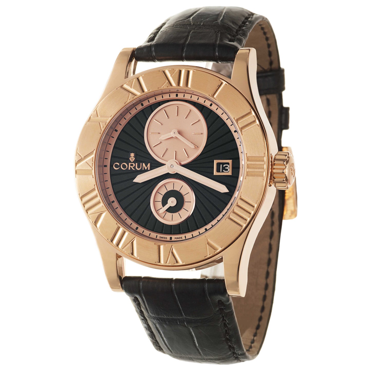 Front view of Corum Romulus Men's Automatic Watch 283-510-55-0001-BN56