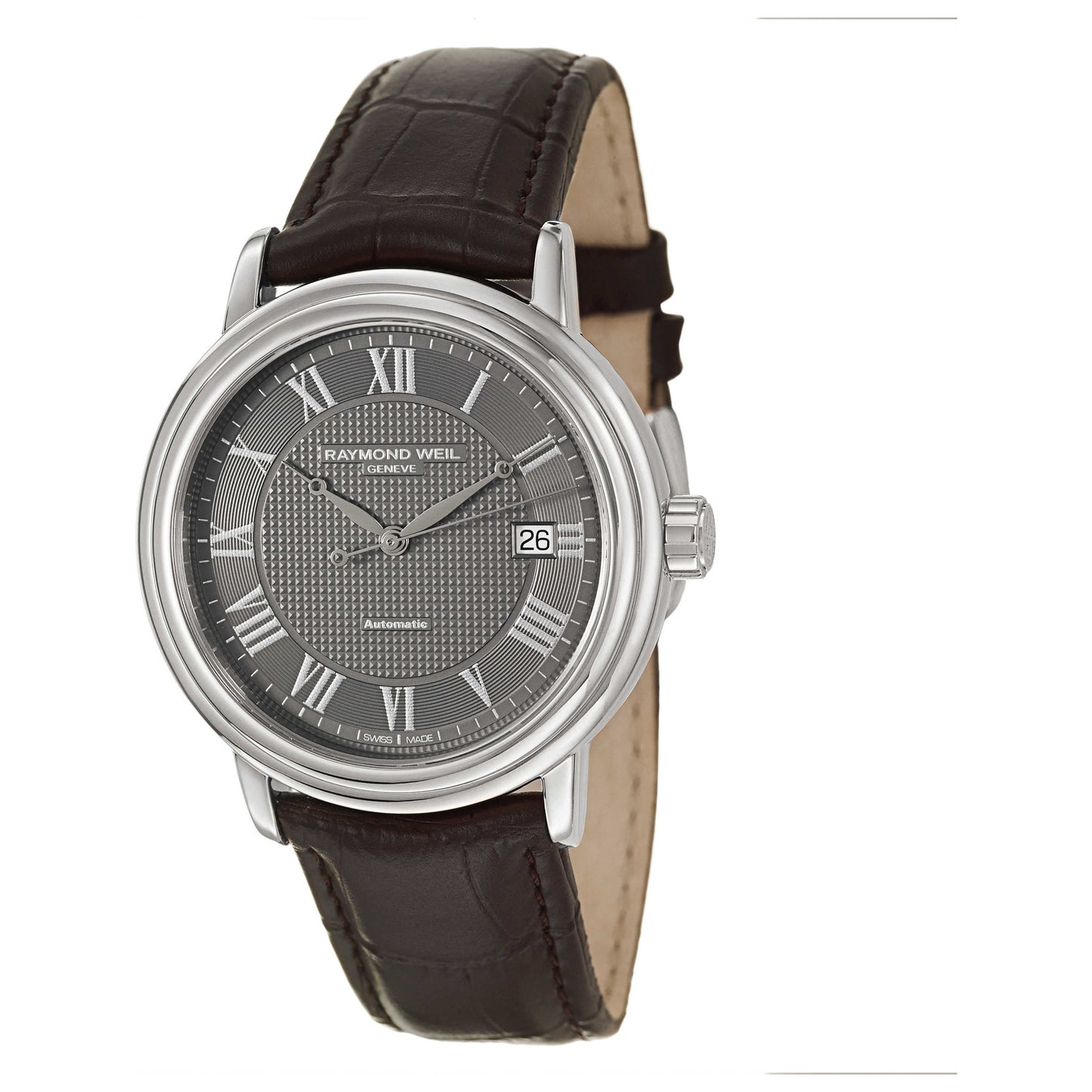 Front view of Raymond Weil Maestro Men's Automatic Watch 2837-STC-00609