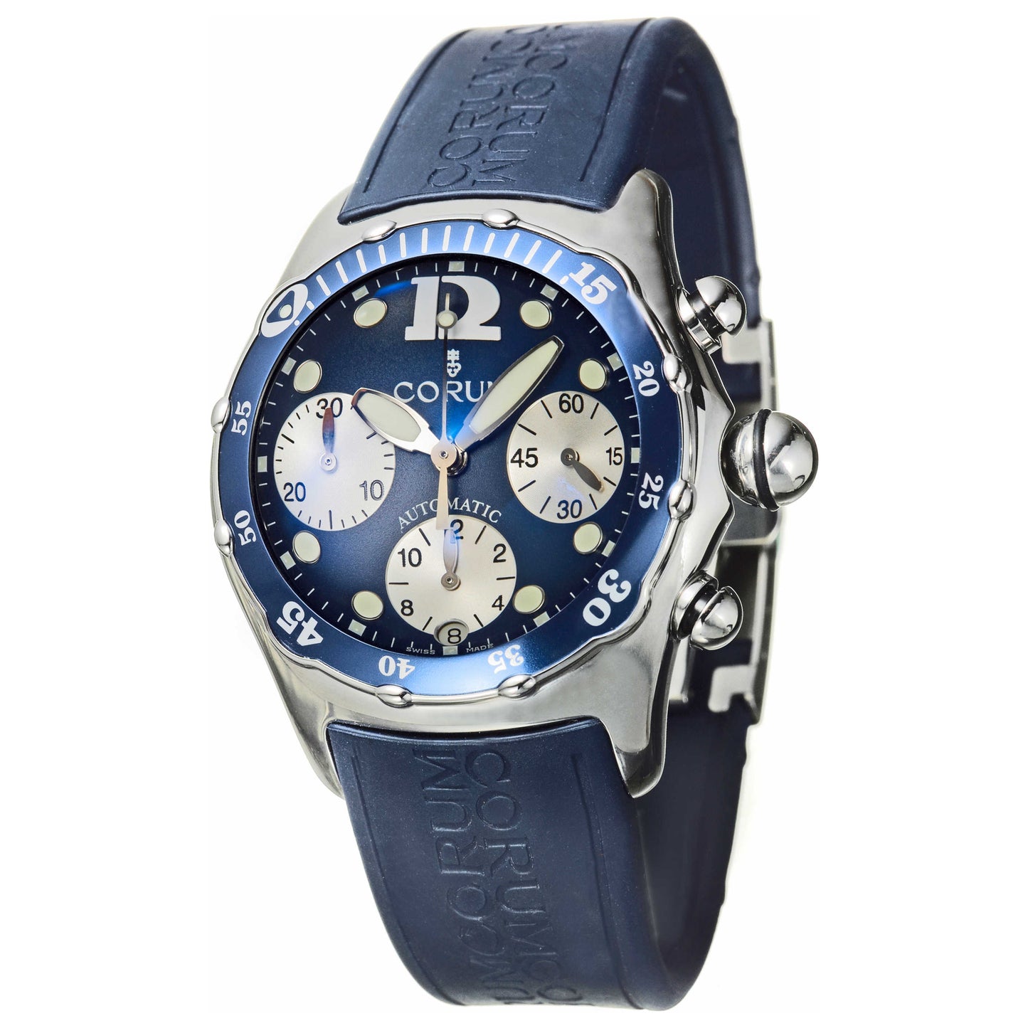 Front view of Corum Bubble XL Men's Watch 285-180-20-0F73EE40R