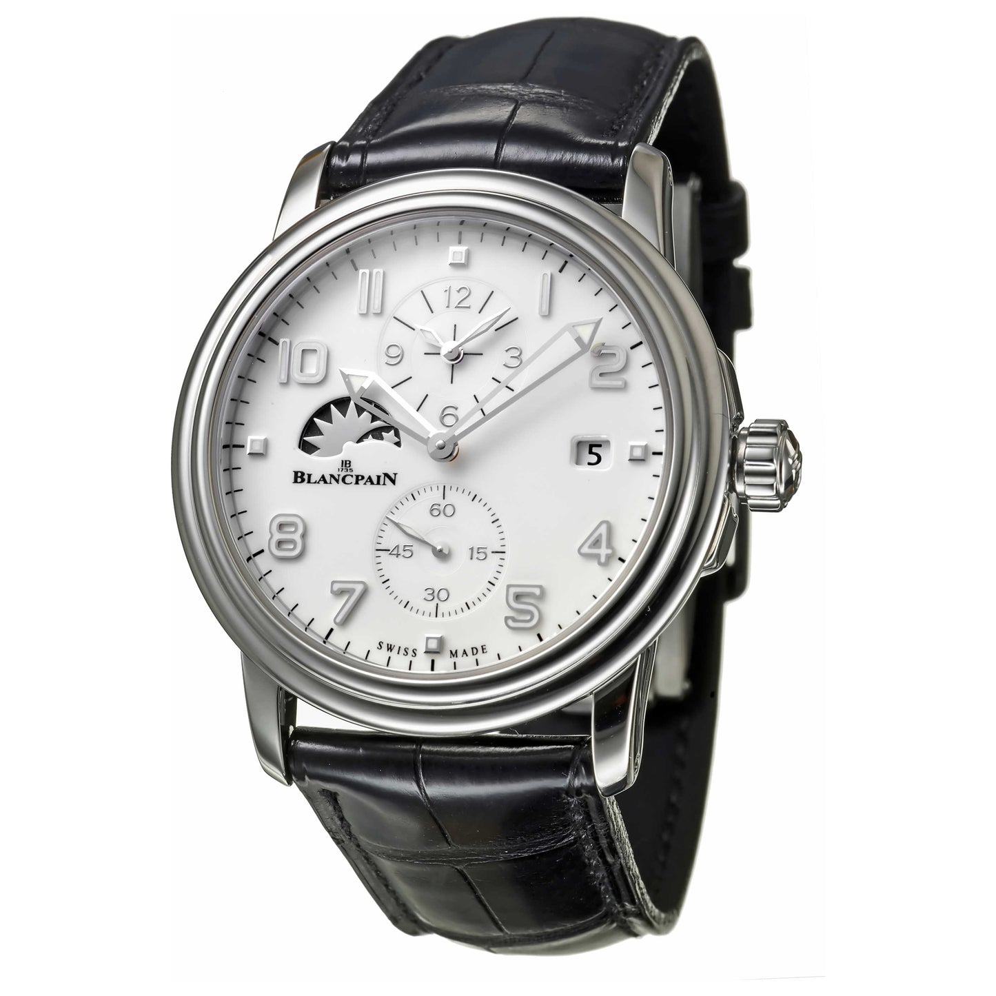 Front view of Blancpain Leman Men's Watch 2860-1127-53B