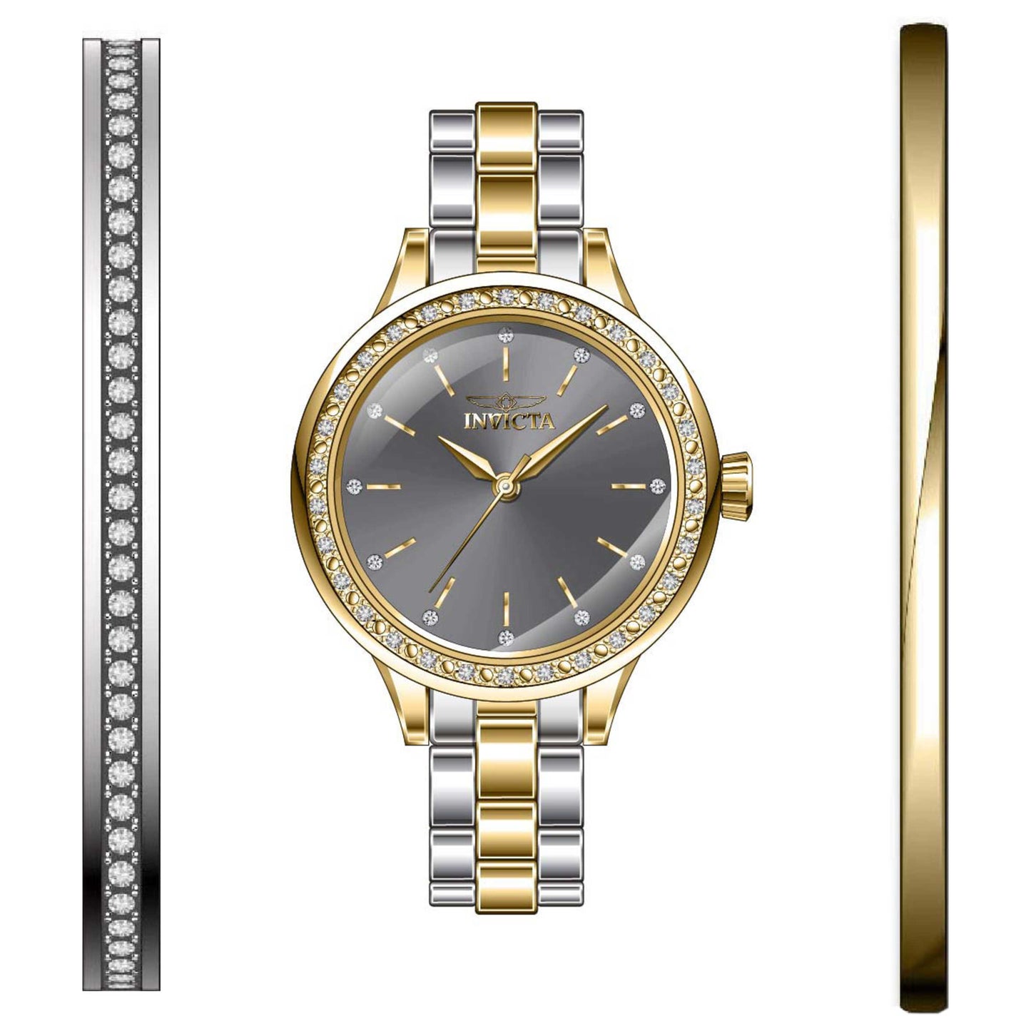 Front view of Invicta Angel Women's Quartz Watch 29317