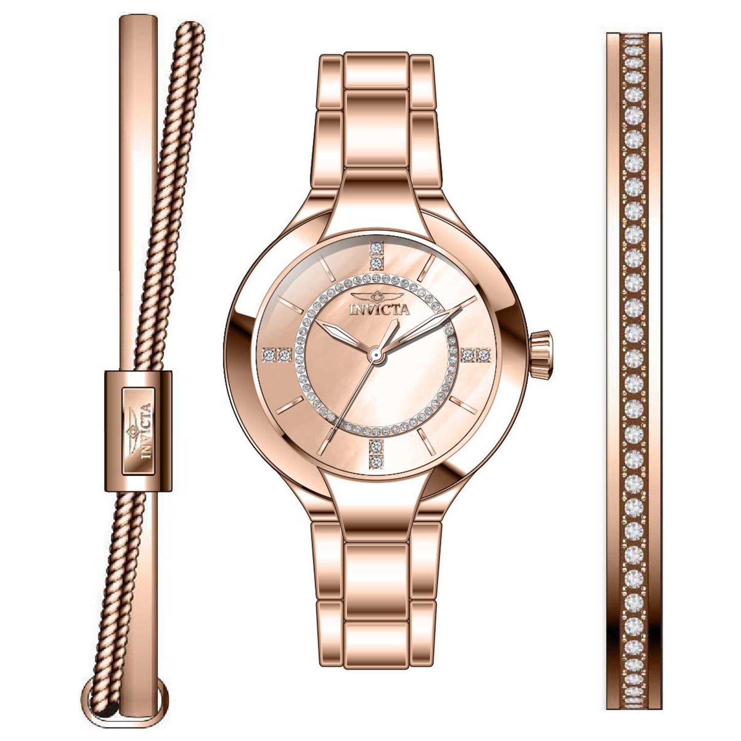 Front view of Invicta Angel Women's Quartz Watch 29325