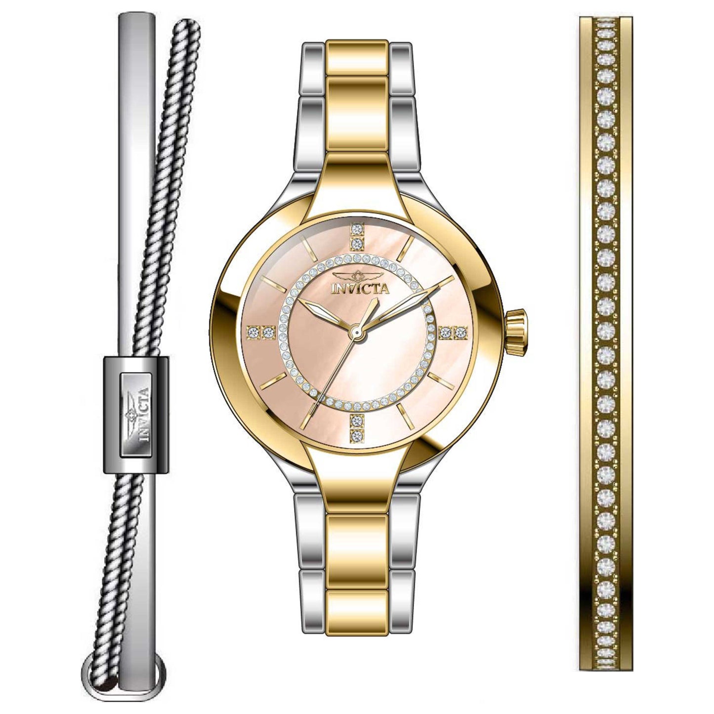 Front view of Invicta Angel Women's Quartz Watch 29328