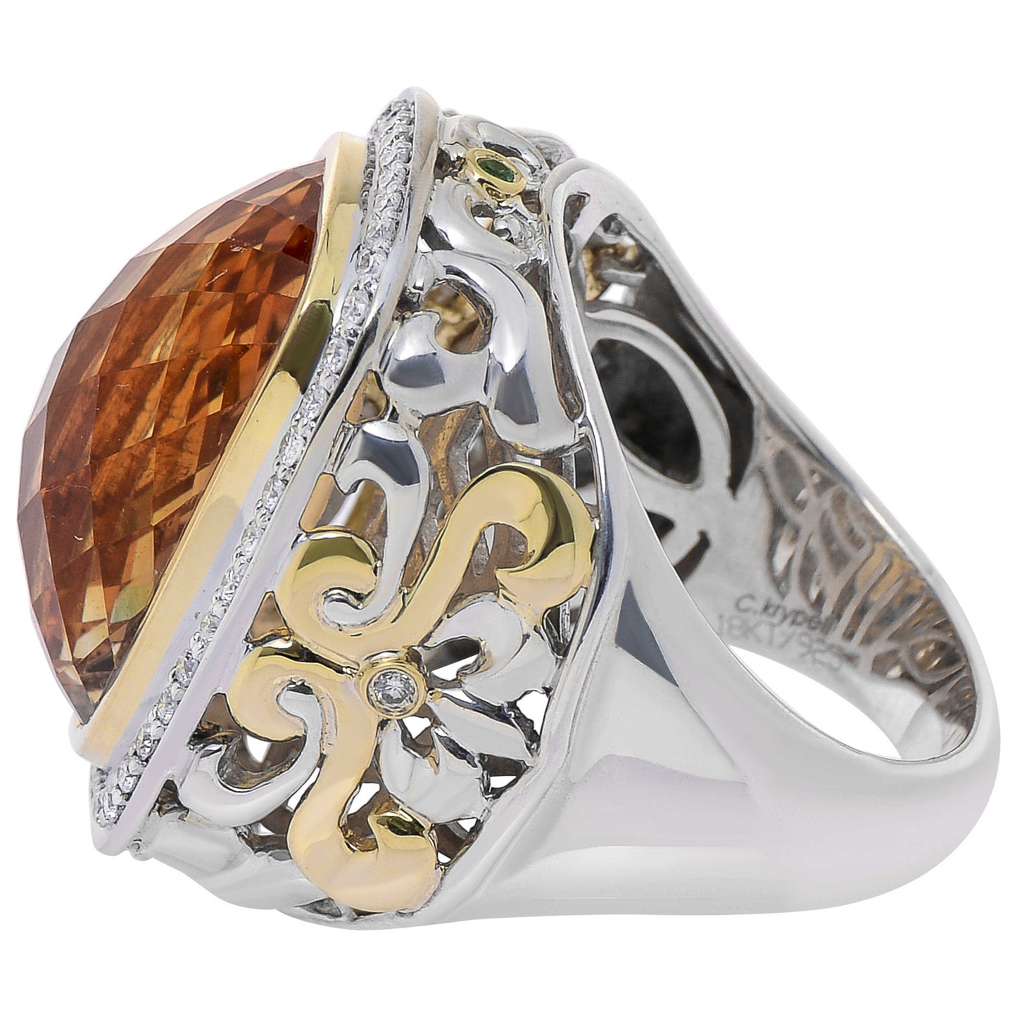 Charles Krypell Elegant Women's Ring 3-6512-SCD - Image #4