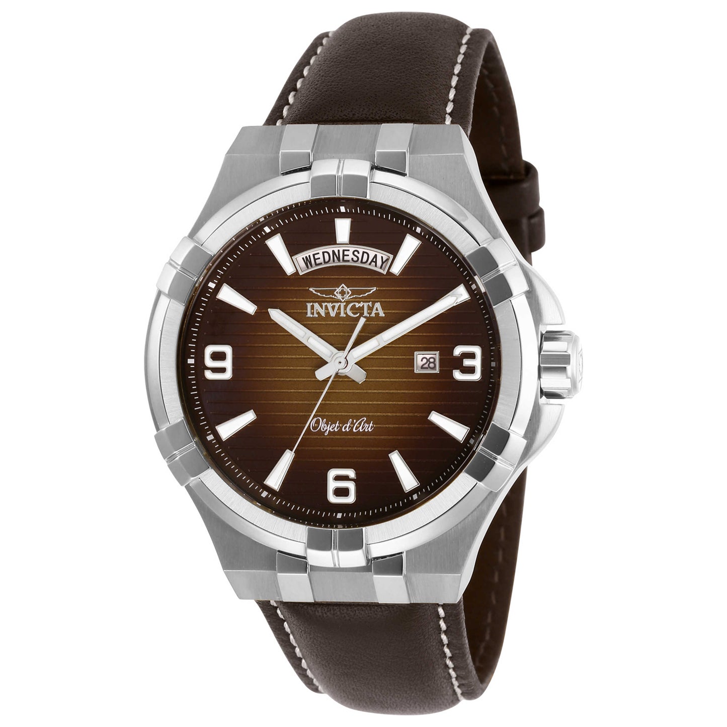 Front view of Invicta Objet D Art Men's Quartz Watch 30184