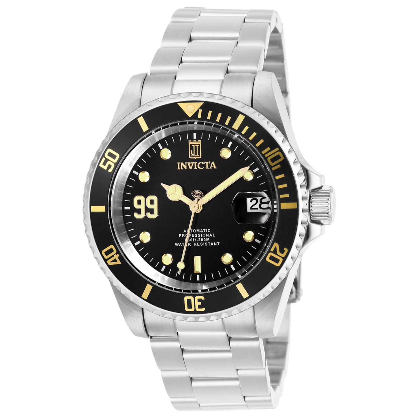 Front view of Invicta Jason Taylor Men's Automatic Watch 30198