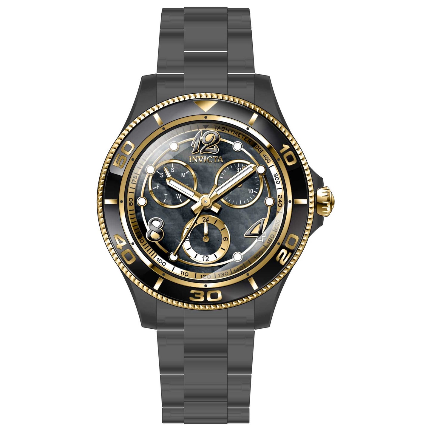 Front view of Invicta Anatomic Unisex Watch 30375