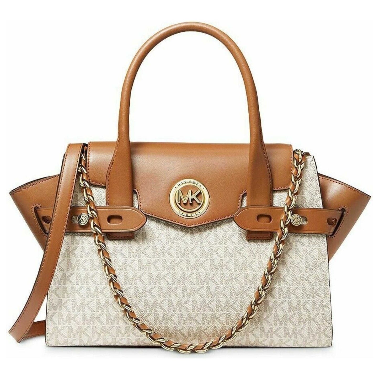 Front view of Michael Kors Carmen Women's Handbags 30S0GNMS1B-149