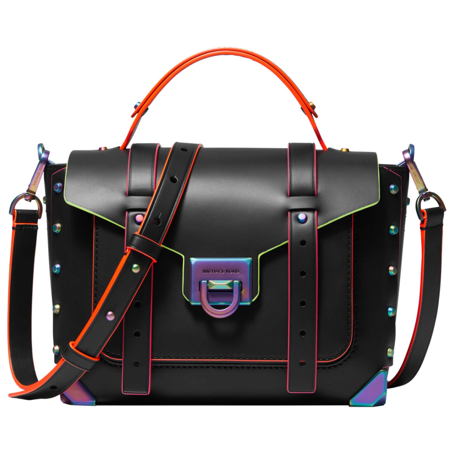 Front view of Michael Kors Manhattan Women's Handbags 30T9TNCS6L-001