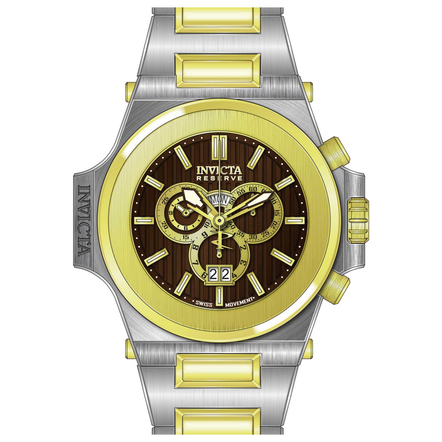 Front view of Invicta Akula Men's Quartz Watch 31679