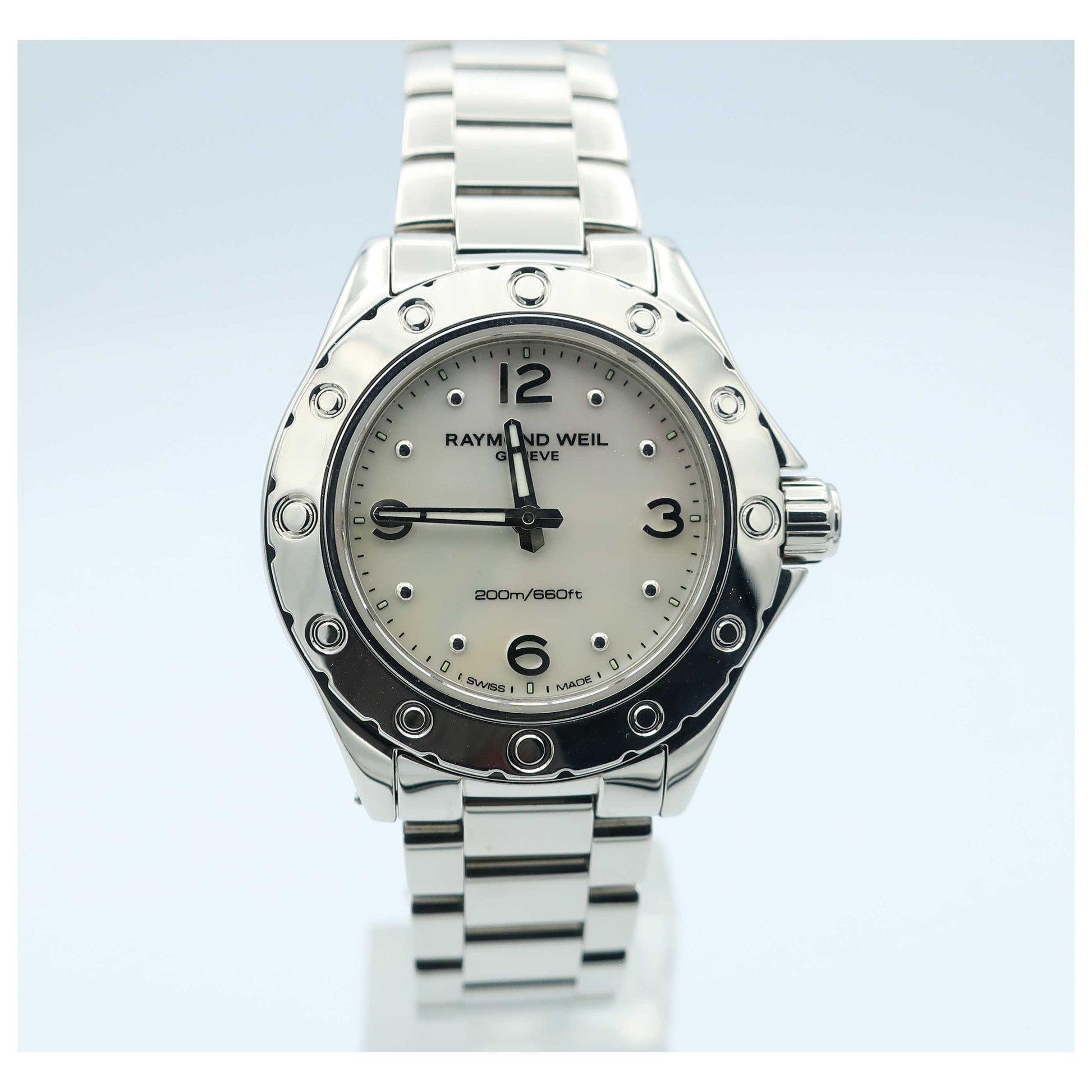 Front view of Raymond Weil RW Spirit Women's Swiss Quartz (Battery-Powered) Watch 3170-S12-05915-SDV