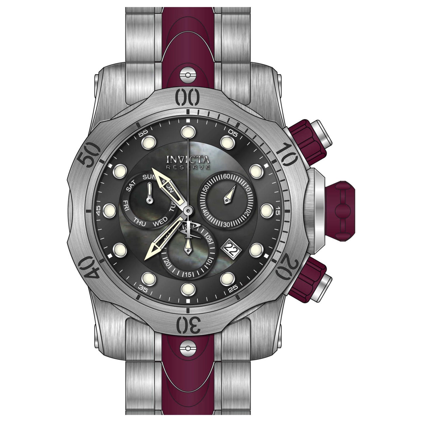Front view of Invicta Reserve Unisex Watch 32127