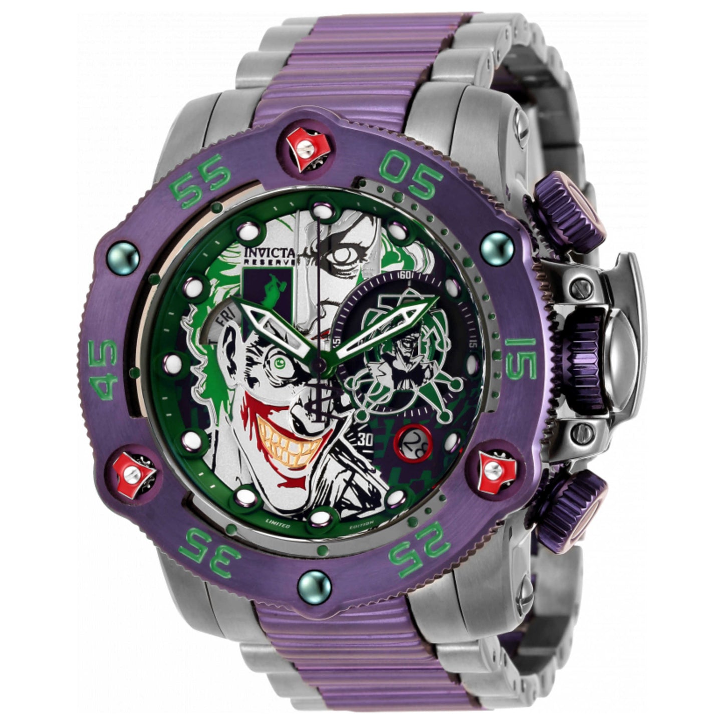 Front view of Invicta DC Comics Men's Quartz Watch 32371