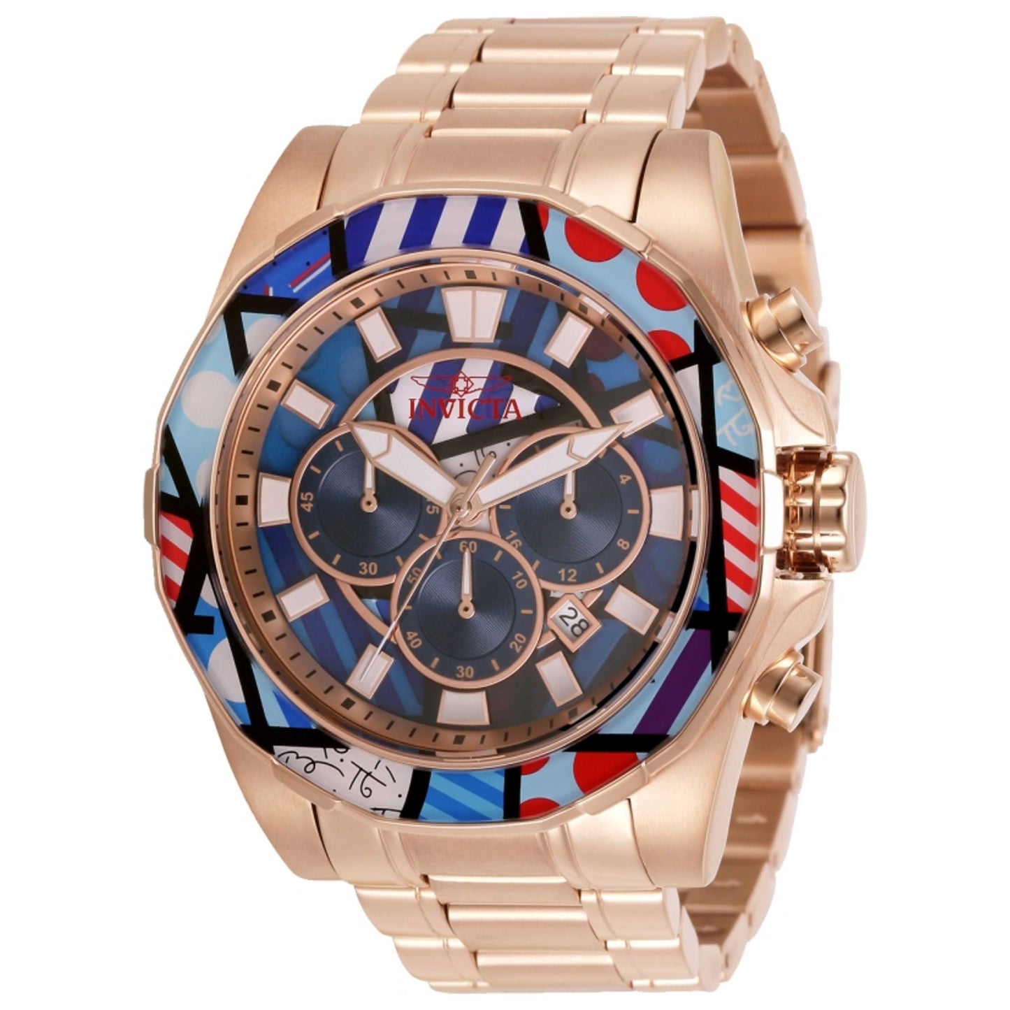 Front view of Invicta Britto Men's Quartz Watch 32401