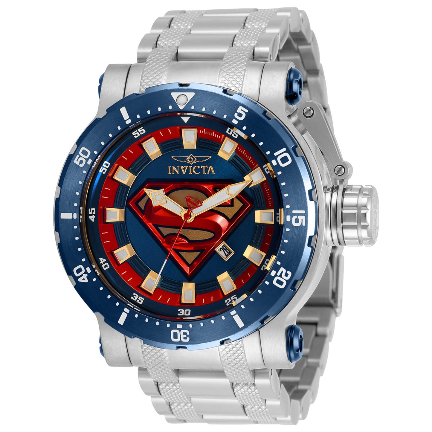 Front view of Invicta Dc Comics Men's Quartz Watch 32695