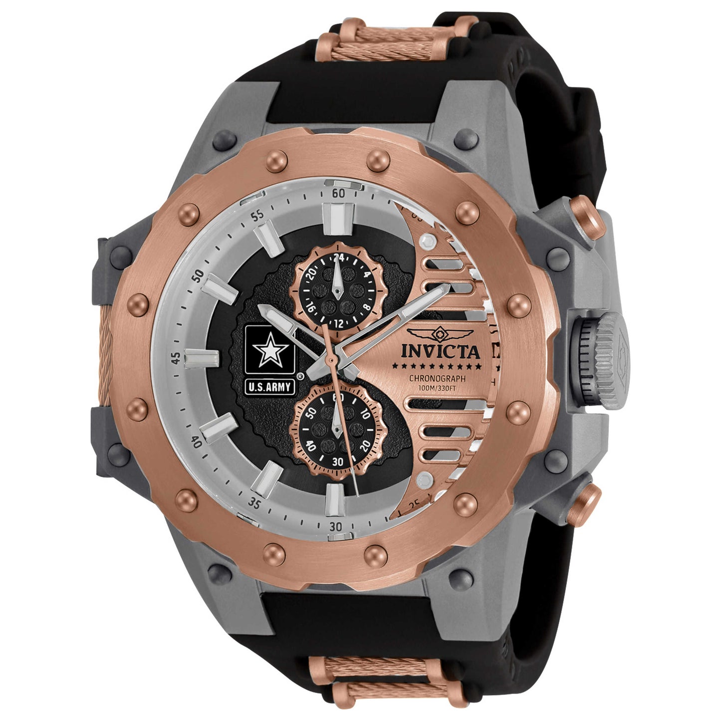 Front view of Invicta U.S. Army Men's Quartz Watch 32985