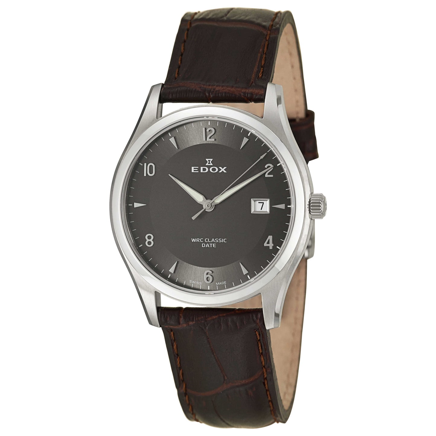 Front view of Edox WRC Women's Swiss Quartz (Battery-Powered) Watch 33017-3-GIN