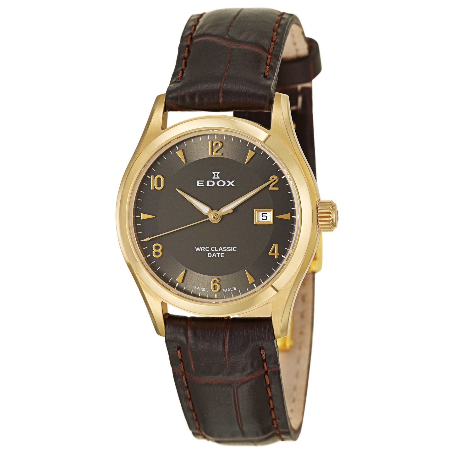 Front view of Edox WRC Women's Swiss Quartz (Battery-Powered) Watch 33017-37J-GID