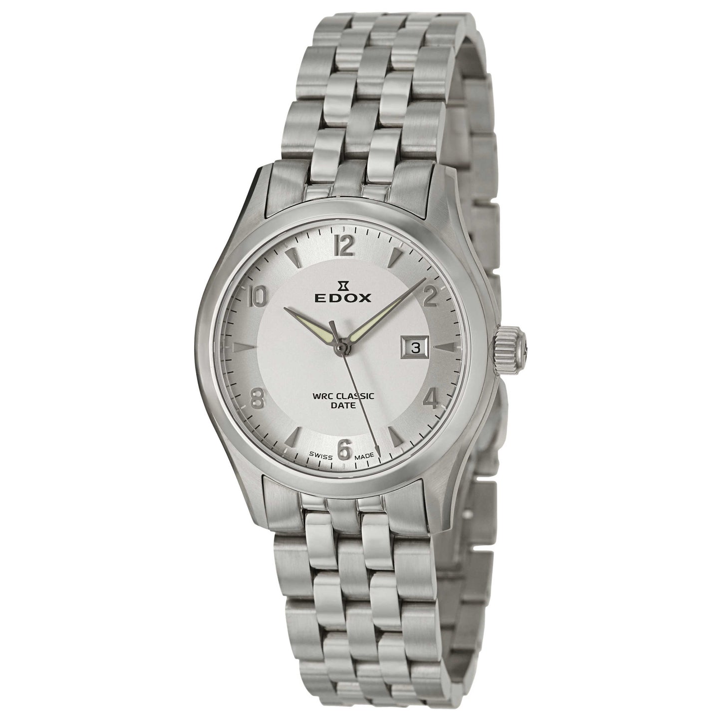 Front view of Edox WRC Women's Swiss Quartz (Battery-Powered) Watch 33018-3-AIN