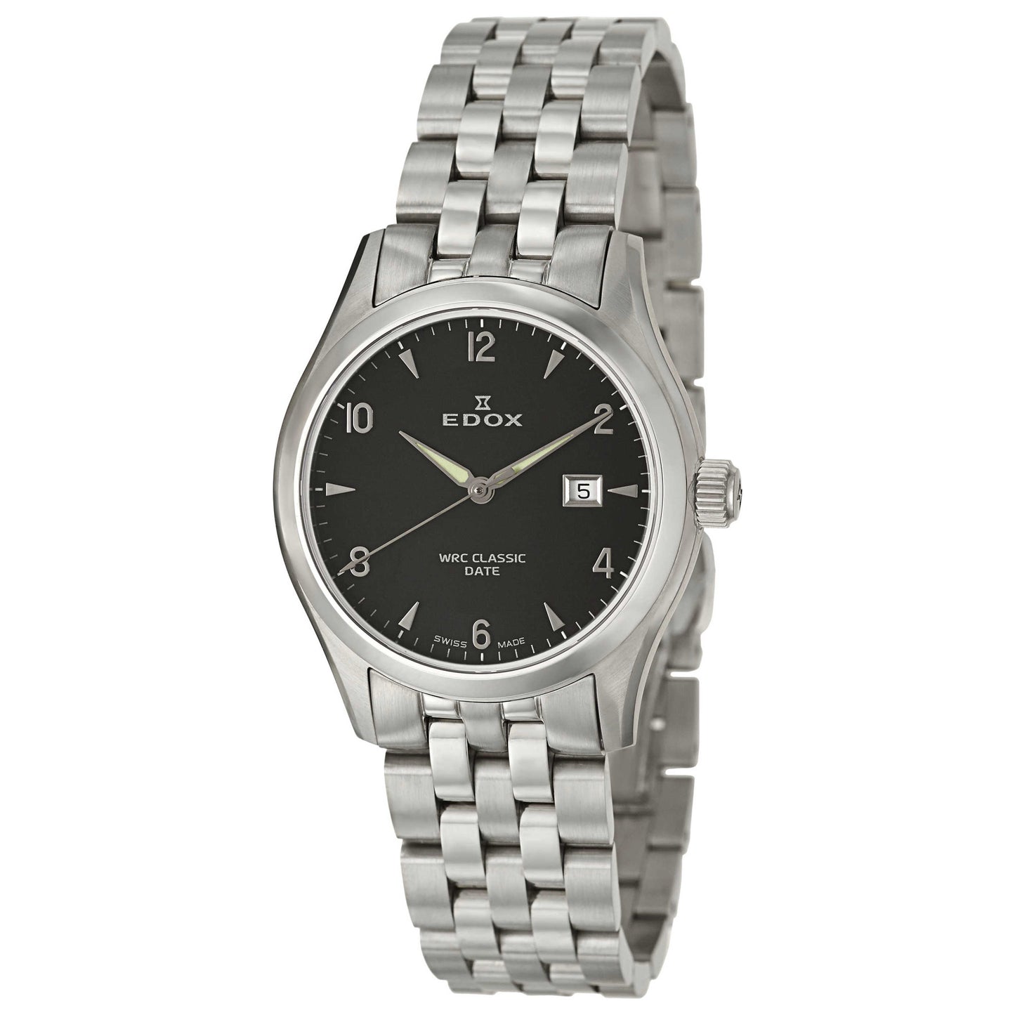 Front view of Edox WRC Women's Swiss Quartz (Battery-Powered) Watch 33018-3-NIN