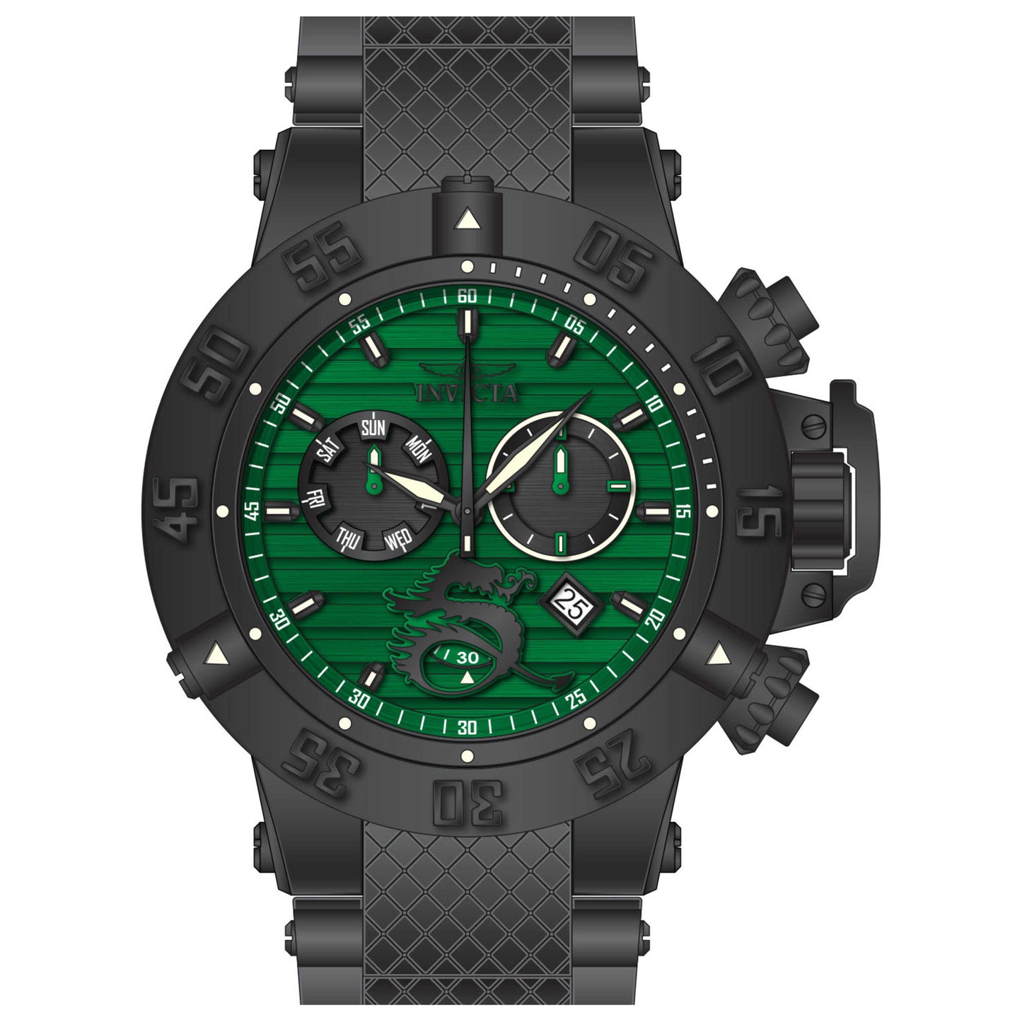 Front view of Invicta Subaqua Men's Quartz Watch 33418