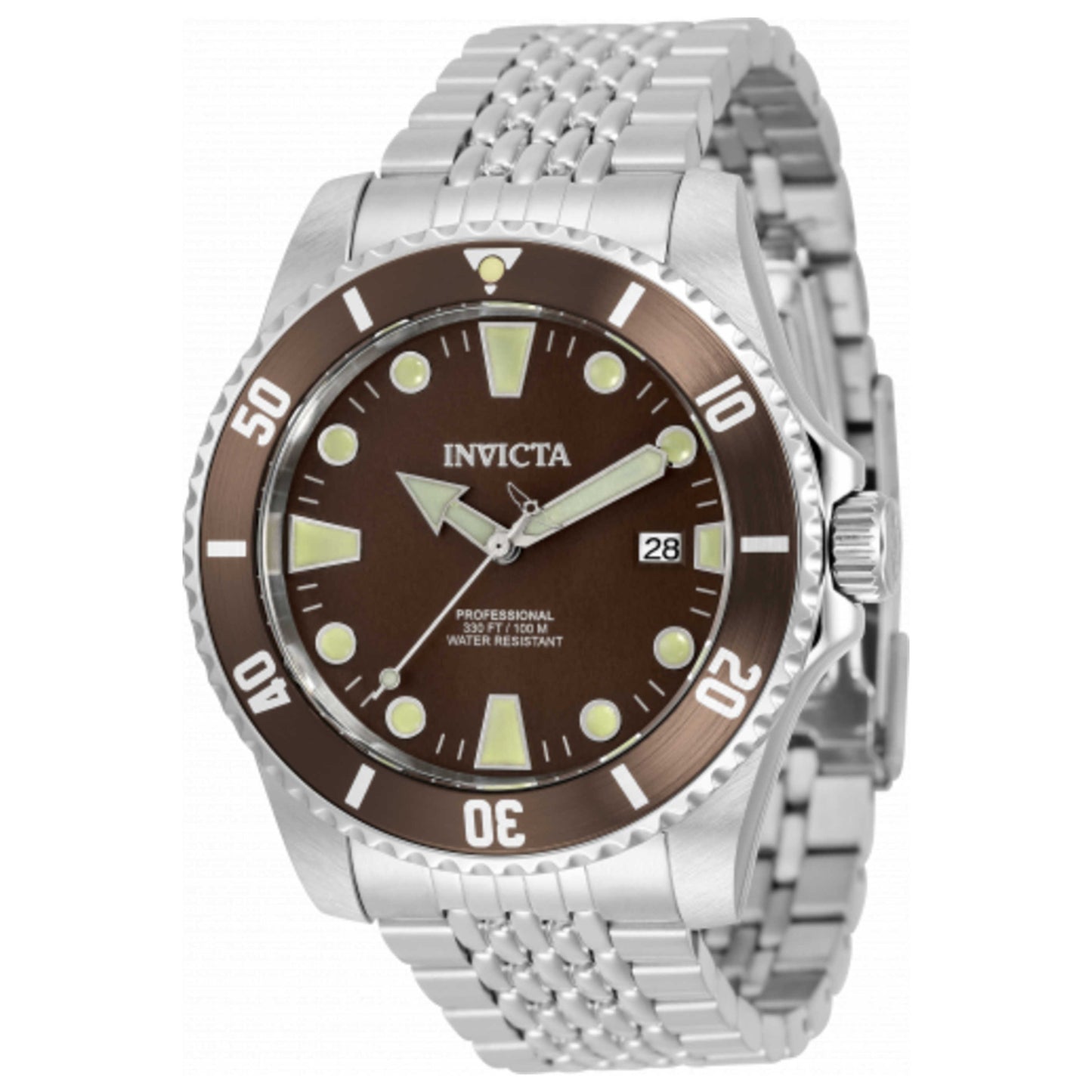 Front view of Invicta Pro Diver Men's Automatic Watch 33504