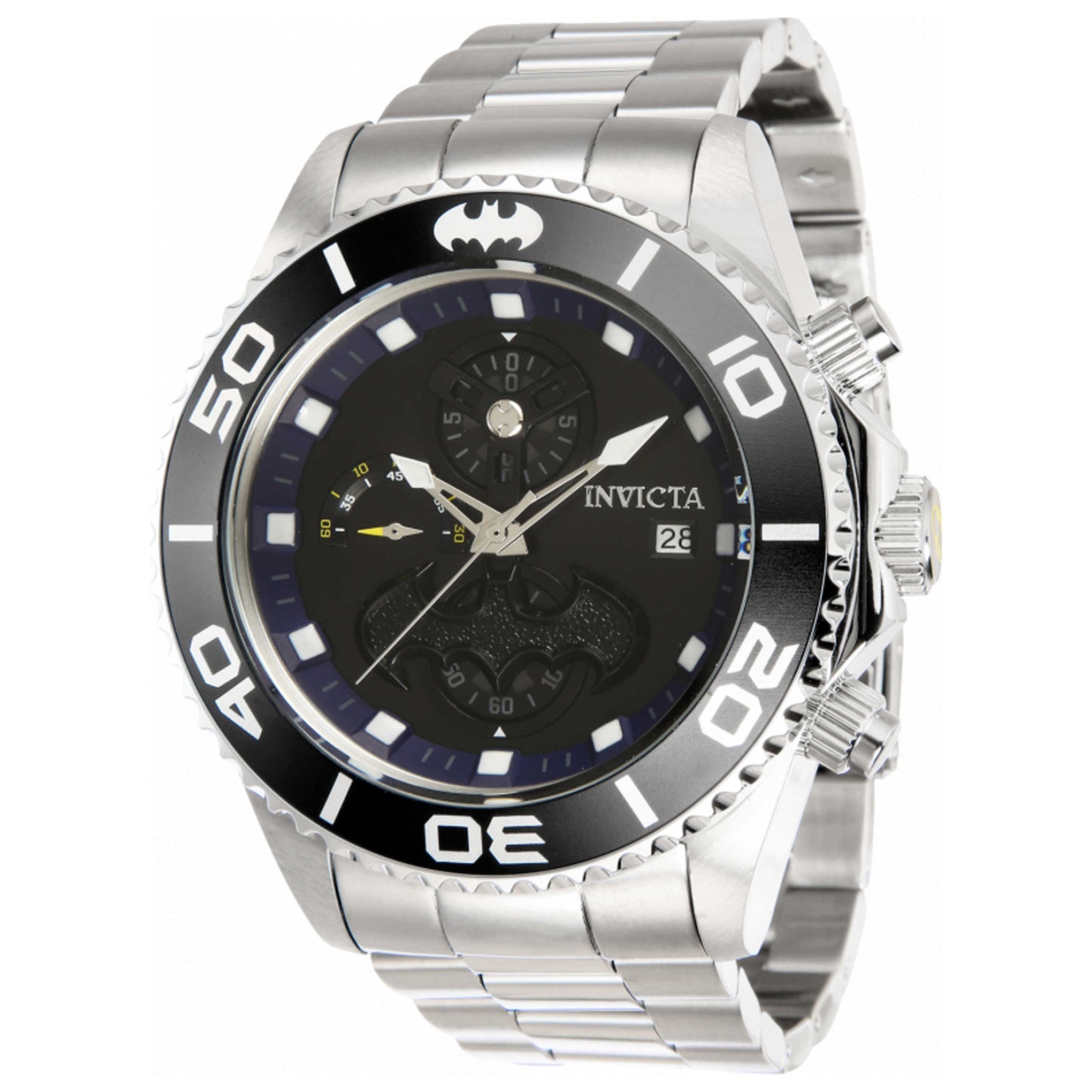 Front view of Invicta Dc Comics Men's Quartz Watch 34625