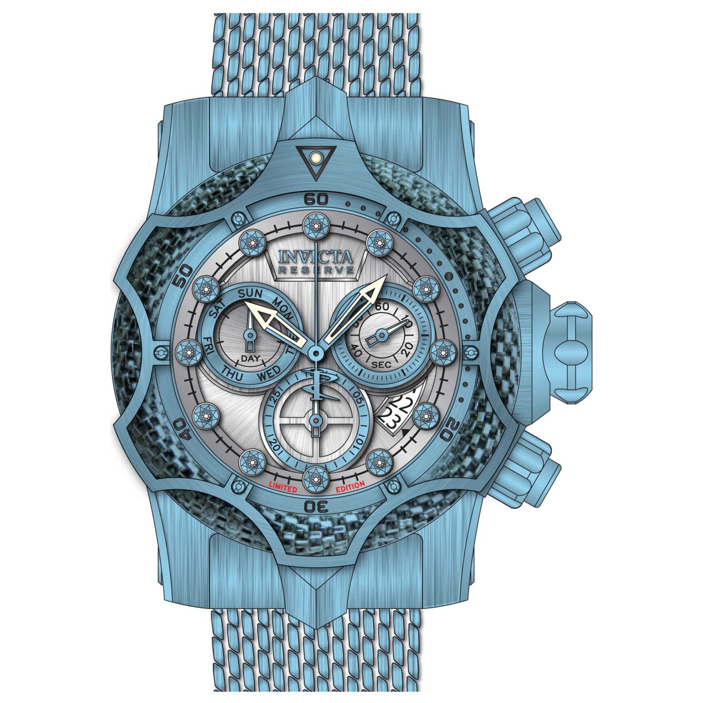 Front view of Invicta Reserve Men's Quartz Watch 35053