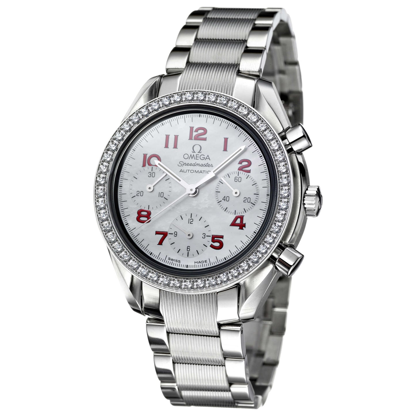 Front view of Omega Speedmaster Women's Automatic Watch 3515-79-00