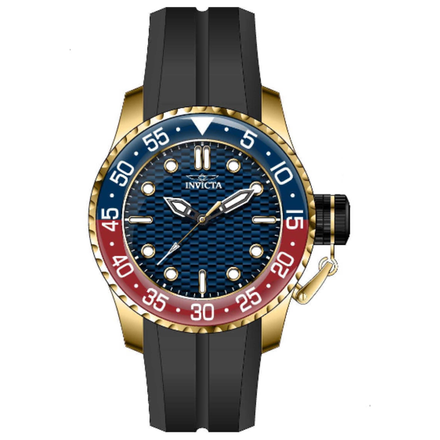 Front view of Invicta Pro Diver Men's Quartz Watch 35660