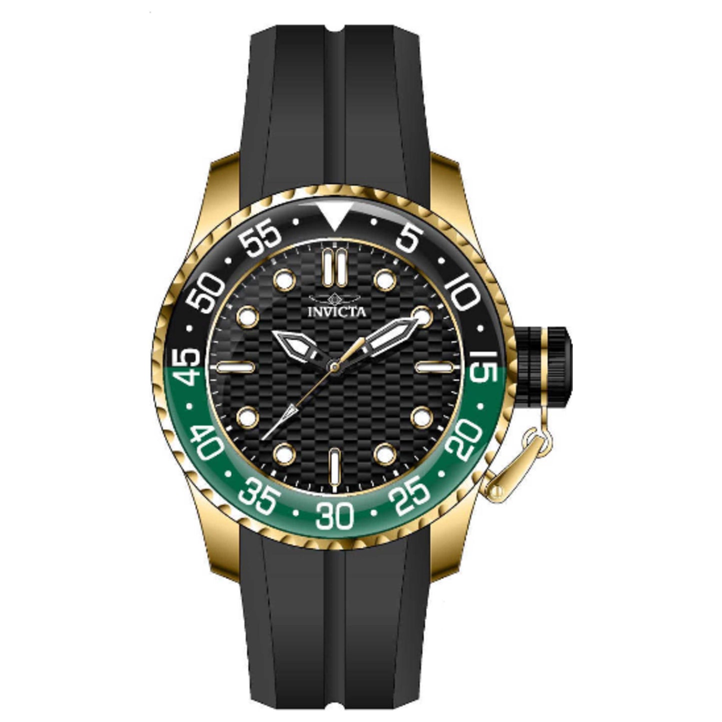 Front view of Invicta Pro Diver Men's Quartz Watch 35661