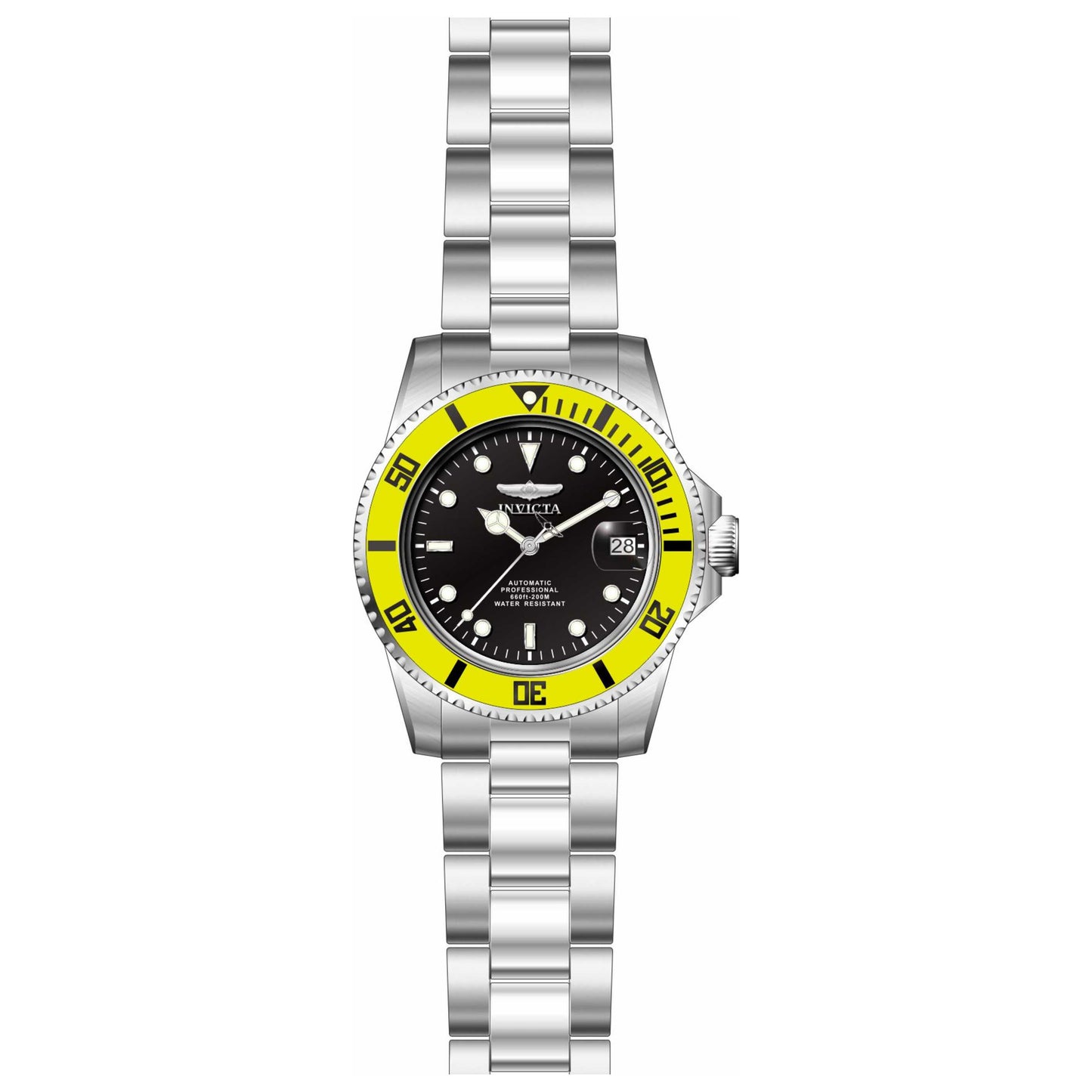 Front view of Invicta Pro Diver Men's Automatic Watch 35842