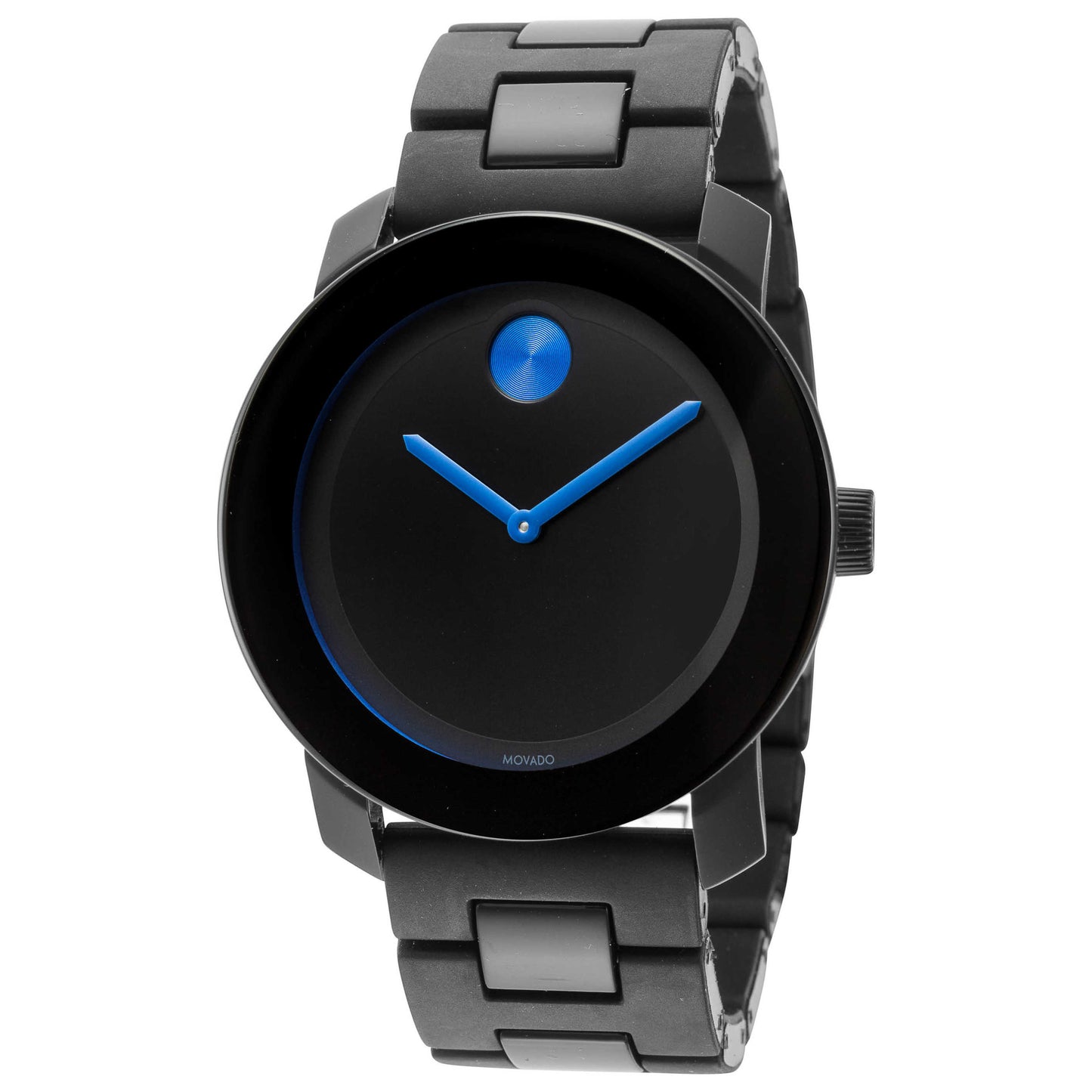 Front view of Movado Bold Men's Quartz Watch 3600099