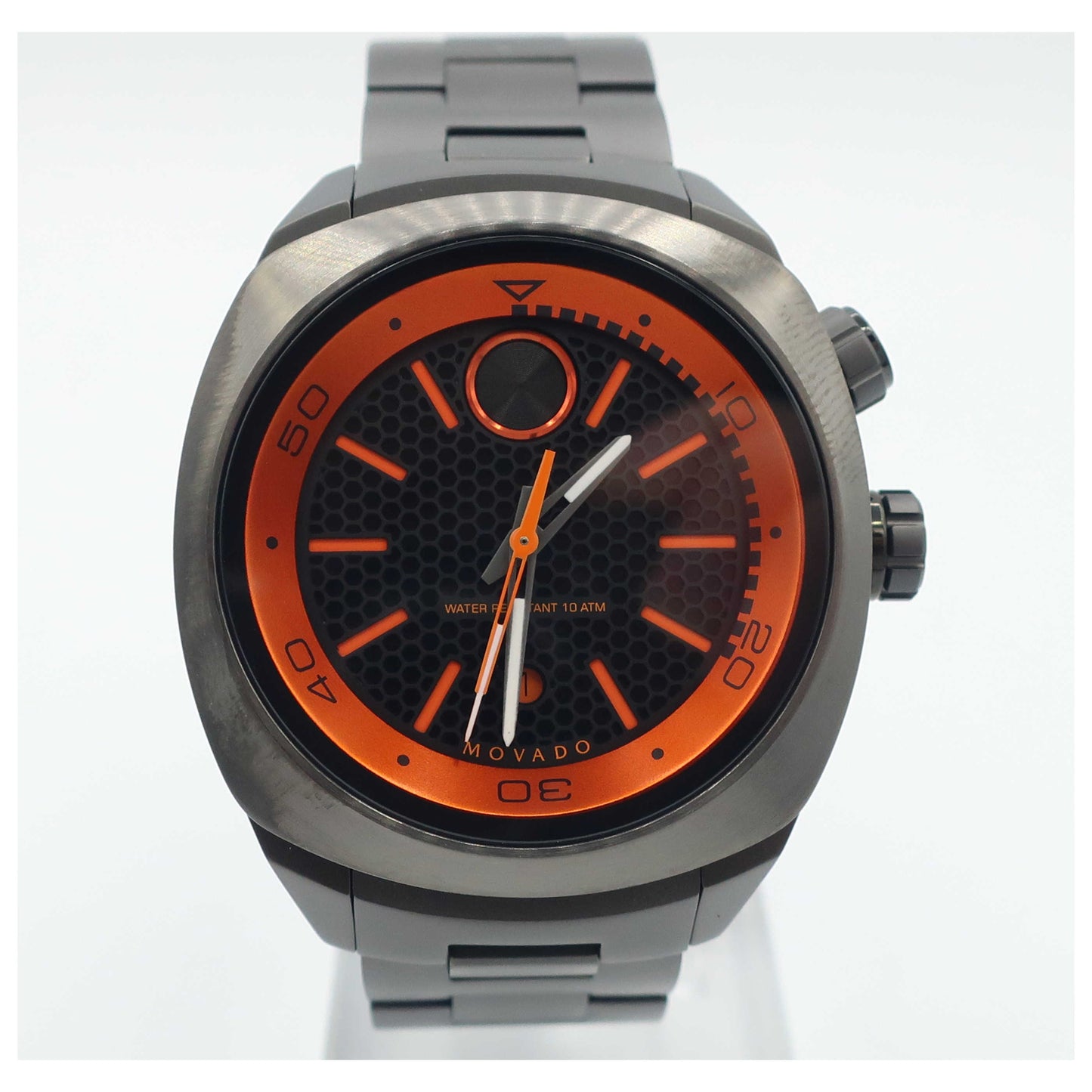 Front view of Movado Bold Men's Swiss Quartz (Battery-Powered) Watch 3600213-SD
