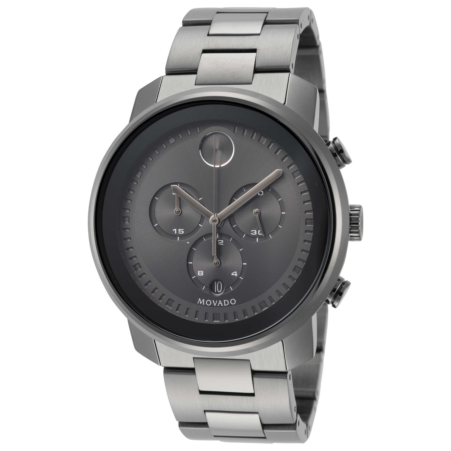 Front view of Movado Bold Men's Swiss Quartz (Battery-Powered) Watch 3600277