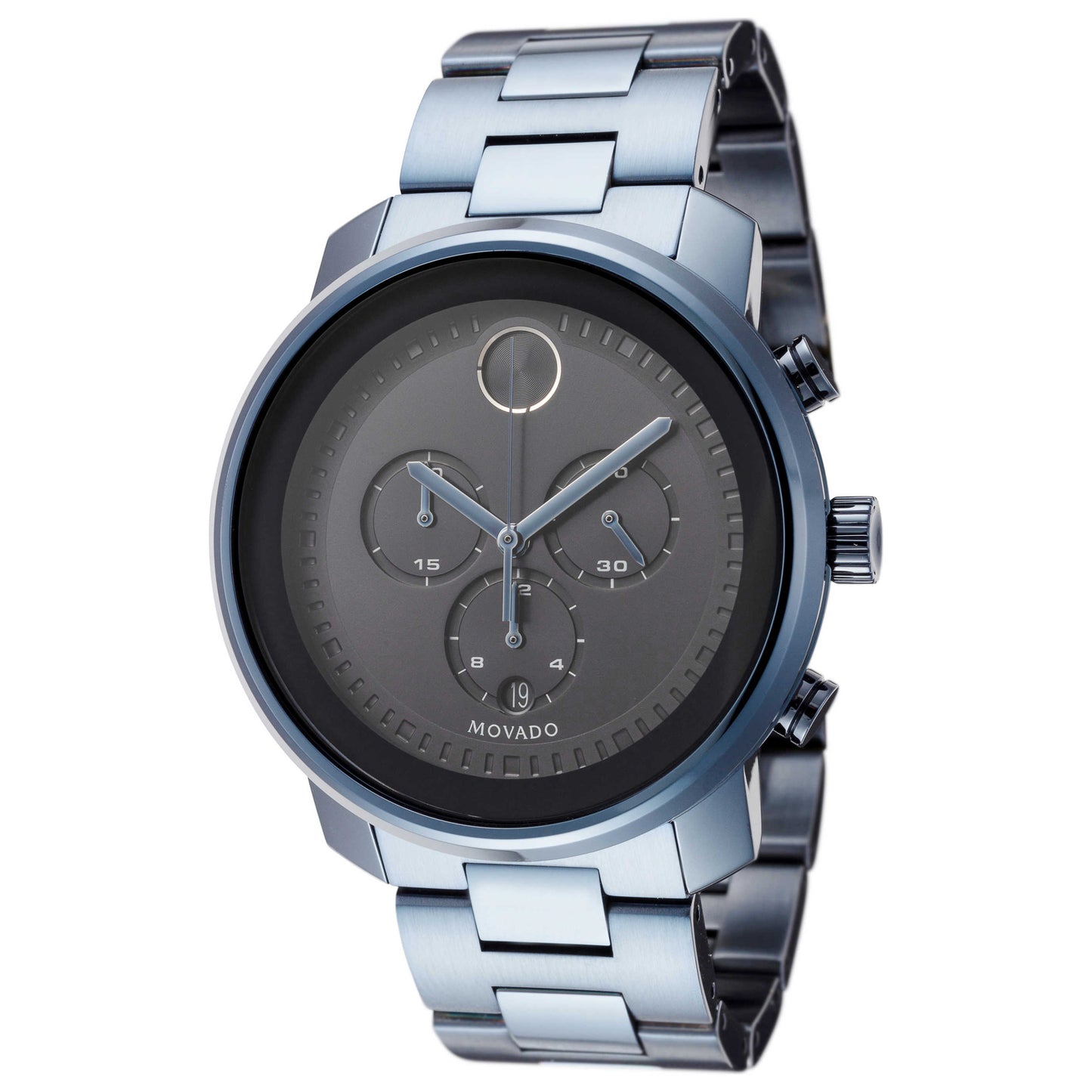 Front view of Movado Bold Men's Swiss Quartz (Battery-Powered) Watch 3600279