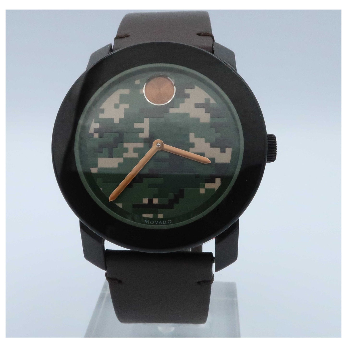Front view of Movado Bold Men's Swiss Quartz (Battery-Powered) Watch 3600302-PO