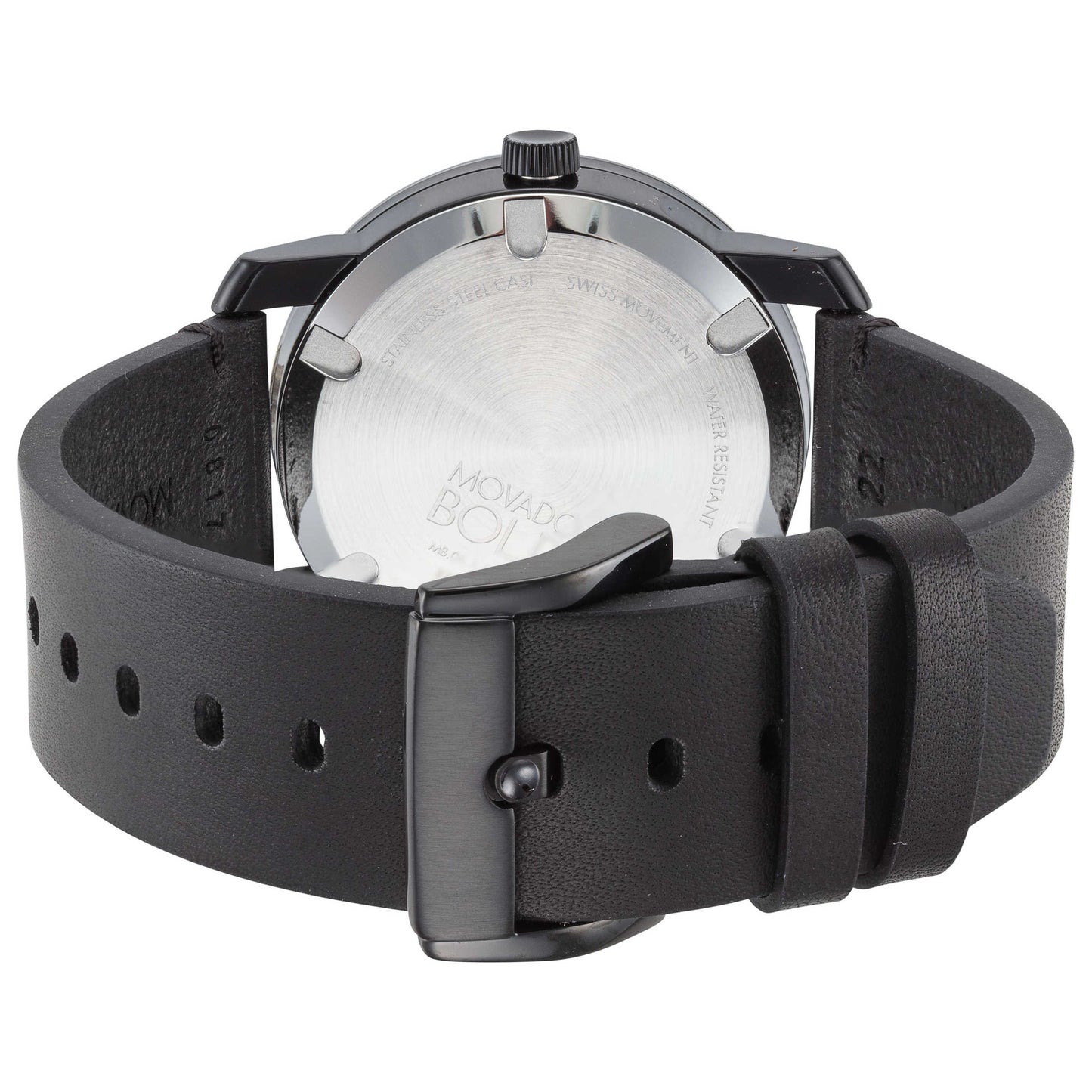 Back view of Movado Bold Men's Quartz Watch 3600307