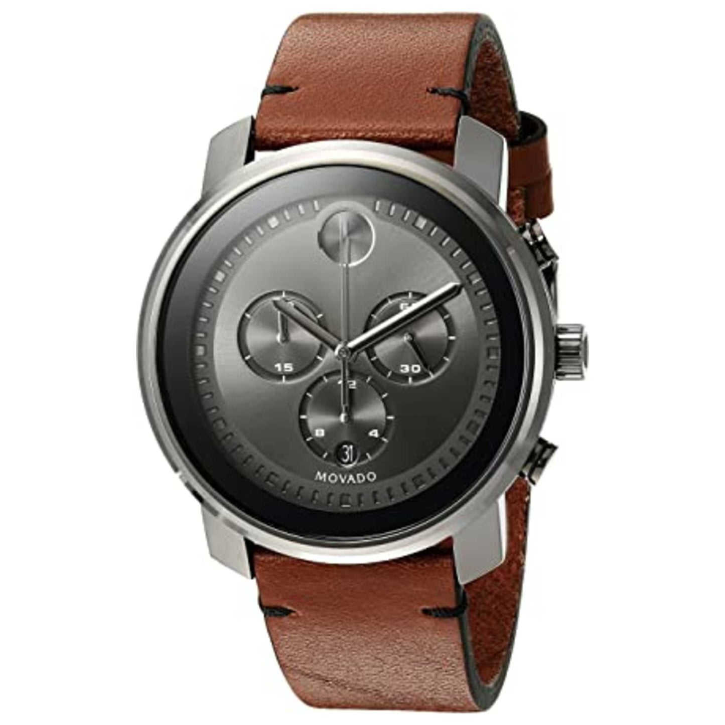 Front view of Movado Bold Men's Quartz Watch 3600367